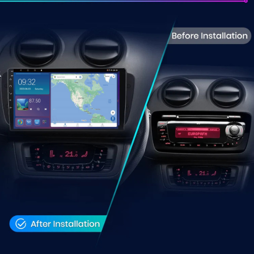 Seat Ibiza 2009-2014 Android 13 Wireless CarPlay & Android Auto Car Stereo Head Unit - DriveCast