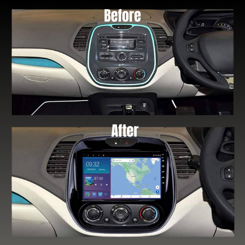 Renault Captur 2011-2019 Android 13 Wireless CarPlay & Android Auto Car Stereo Head Unit - DriveCast