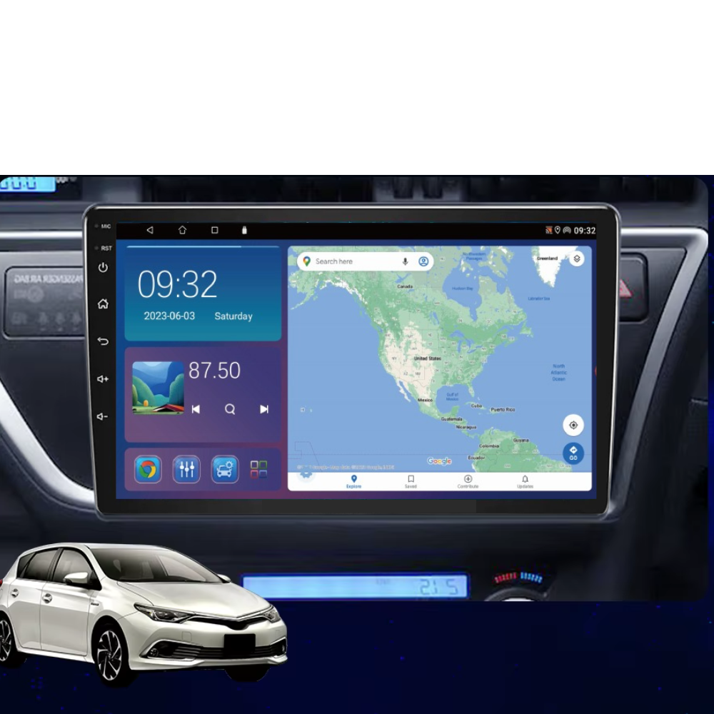 Toyota Corolla 12-16 Auris 12-16 Android 13 Wireless CarPlay & Android Auto Car Stereo Head Unit RHD