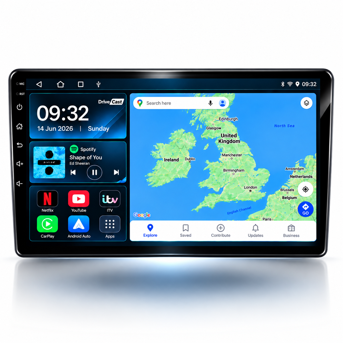 Citroen Berlingo Peugeot Partner 2008-2018 Android 15 Wireless CarPlay & Android Auto Car Stereo Head Unit - DriveCast