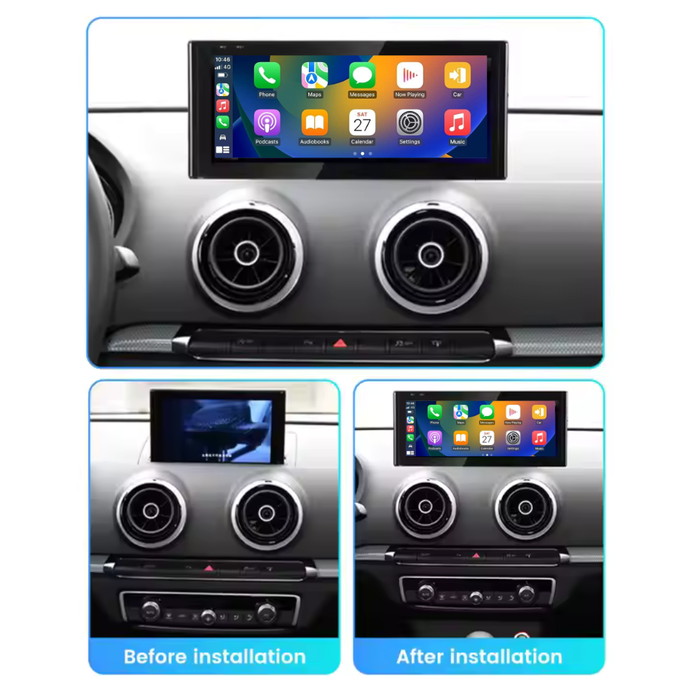 Audi A3 S3 RS3 2012-2020 Android 13 Wireless CarPlay & Android Auto Car Stereo Head Unit