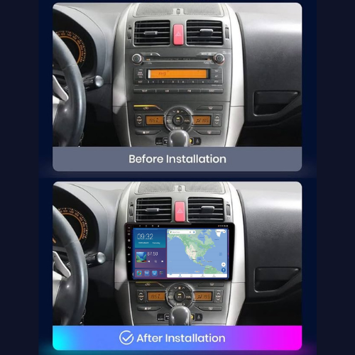 Toyota Auris 2006-2012 Android 13 Wireless CarPlay & Android AutoCar Stereo Head Unit - DriveCast