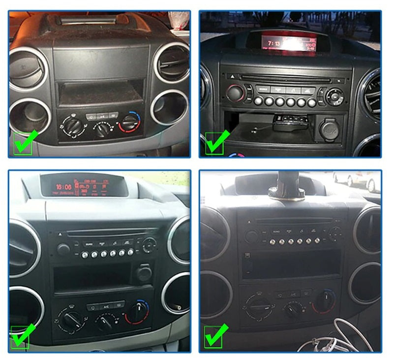 Citroen Berlingo | Peugeot Partner | 2008-2019 | Android 12 | Car Stereo Head Unit - Pluscenter