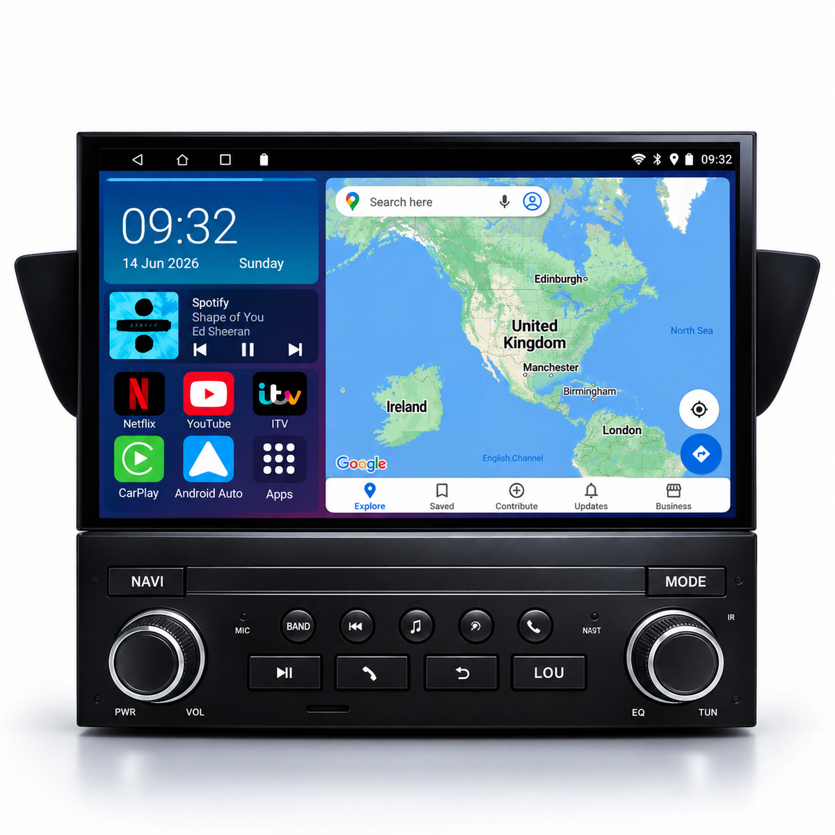 Citroen C3 DS3 C5 2009-2017 Android 15 Wireless CarPlay & Android Auto Car Stereo Head Unit - DriveCast