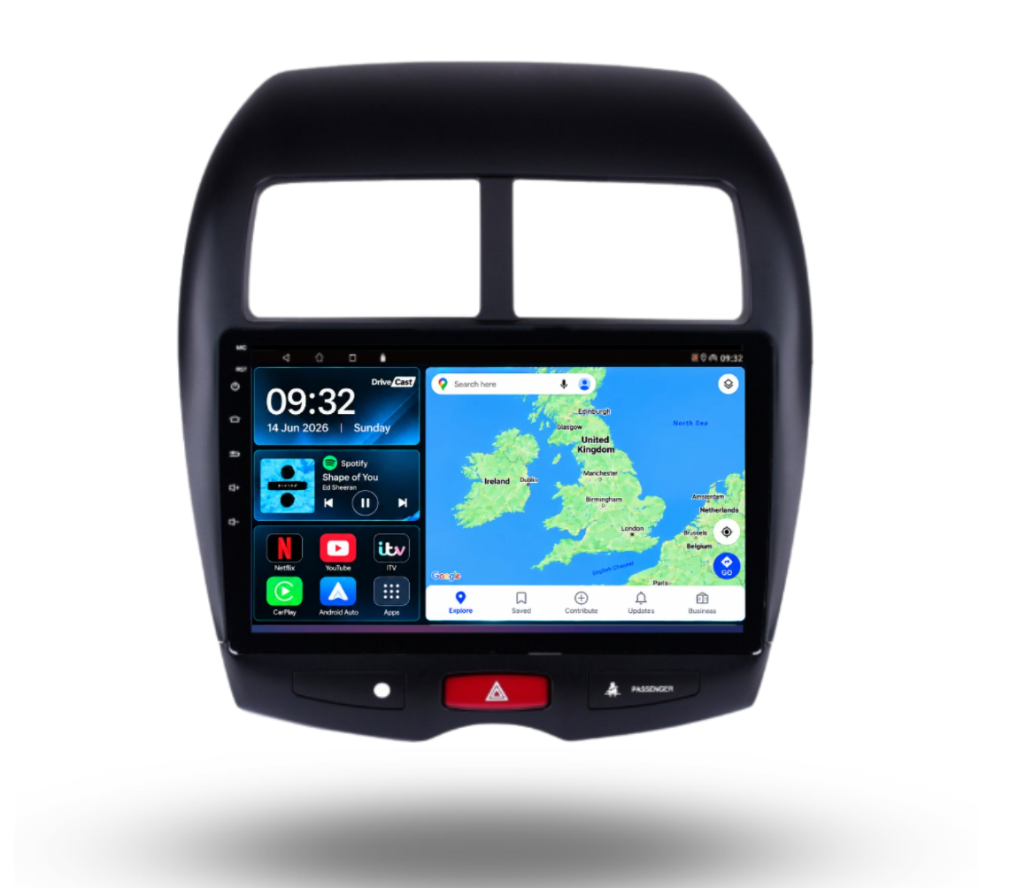 Citroen C4 Aircross Peugeot 4008 Mitsubishi ASX 2010-2018 Android 15 Car Stereo Head Unit | CarPlay & Android Auto - DriveCast