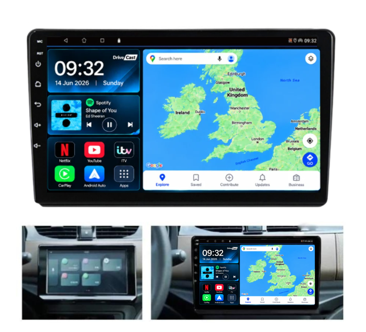 Citroen C4L C-4L C4 2019 2020 Android 15 Wireless CarPlay & Android Auto Car Stereo Head Unit - DriveCast
