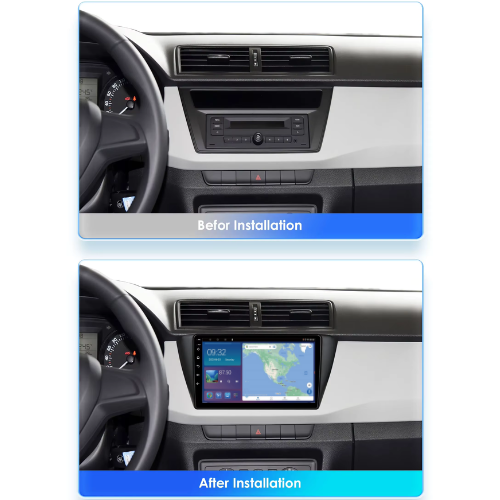 Skoda Fabia 2015-2020 Android 13 Wireless CarPlay & Android Auto Car Stereo Head Unit - DriveCast